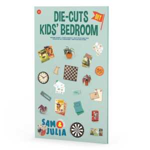Sam & Julia Miniaturgegenstände aus Papier: Kinderzimmer DIY-Set