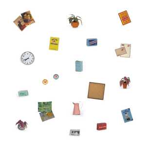 Sam & Julia: Minis: Mäusehaus-Miniaturgegenstände aus Papier: Elternschlafzimmer