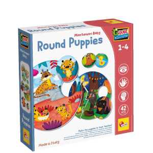 Lisciani Montessori Baby - Round Puppies (Assoziationsspiel)