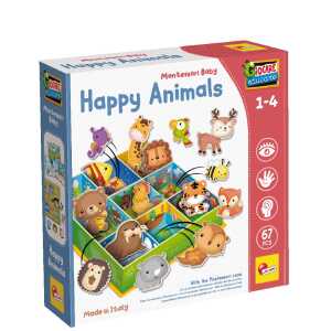 Lisciani Montessori Baby - Happy Animals (Assoziationsspiel)