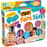 Paint Pop Paint Sticks 12-Pack (Gesichtsmalfarben)