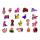 Wooden City Blooming Flowers L