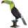 Metal Earth Tiere Keel-billed Toucan Regenbogentukan farbiges Modell