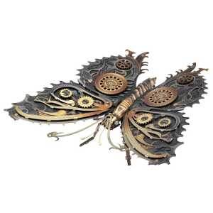 Metal Earth: Steampunk Schmetterling (farbiges Modell)
