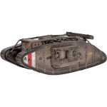 Metal Earth Panzer Britischer Mark IV-Panzer (farbiges...