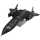 Metal Earth Luftfahrt SR-71 Blackbird green