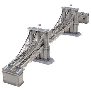 Metal Earth Architektur Brooklyn Bridge (farbiges Modell)