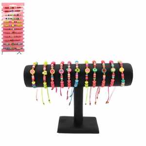 Armband mit Perlen 7cm 12fach sortiert