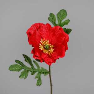 Kunstblume Mohn rot 37cm 4099886012128