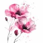 ti-flair Servietten Fiori Delicati pink 24x24cm 20...