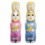 Riegelein Vollmilch-Schokolade Osterhase rosa blau 60g...