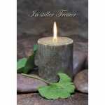 Kurt Eulzer Trauerkarte Kerzen-Motiv