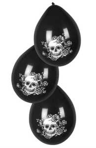 Boland Latexballons Day of the Dead 6 Stück