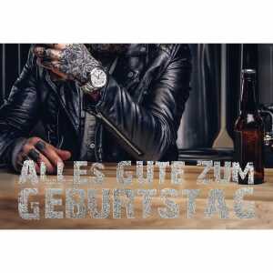 Kurt Eulzer Glückwunschkarte Geburtstag Rocker