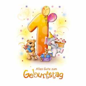 Kurt Eulzer Geburtstagskarte 1 Alles Gute zum Geburtstag