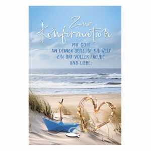 Glückwunschkarte Zur Konfirmation Mit Gott an deiner Seite …