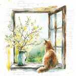 ti-flair Servietten Aspettando la Primavera 33x33cm 20...