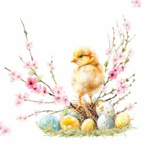 ti-flair Servietten Joli Poussin 33x33cm 20 Stück