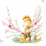 ti-flair Servietten Joli Poussin 33x33cm 20 Stück