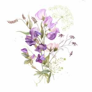 ti-flair Servietten Gentle Summer Bouquet 33x33cm 20 Stück