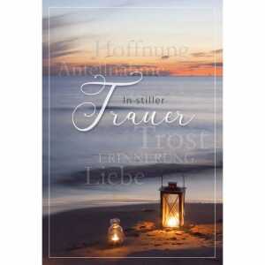 Kurt Eulzer Trauerkarte Strand