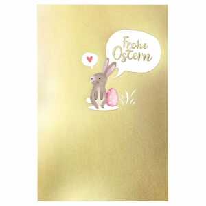 Kurt Eulzer Grußkarte Frohe Ostern Hase