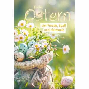 Kurt Eulzer Grußkarte Frohe Ostern viel Freude, Spaß und Harmonie