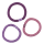 OOTB Textil-Haarband/Armband Purple Shades