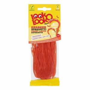 Look-o-Look Fruchtgummi Erdbeerspaghetti 90g 23 Stück Beutel