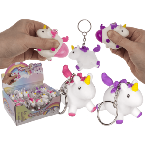 OOTB Metall-Schlüsselanhänger Squeeze-Einhorn II