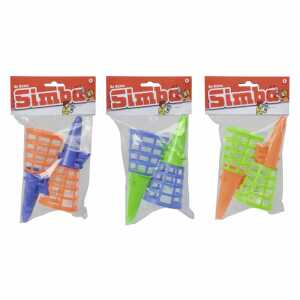 Fangballspiel Doppelset 19cm mit Ball 3fach sortiert