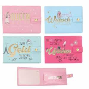 Geldbörse Wunscherfüller Glamour 4fach sortiert