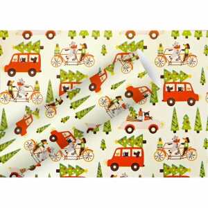 Braun & Company Geschenkpapier Home for Christmas 70cmx2m