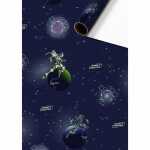 Stewo Geschenkpapier Robot blau 70cmx2m