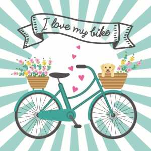 Paper+Design Servietten Bike Love 33x33cm 20 Stück