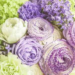 Home Fashion Servietten Floral Poetry 33x33cm 20 Stück 3lagig