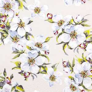 Home Fashion Servietten Spring Bloom 33x33cm 20 Stück 3lagig
