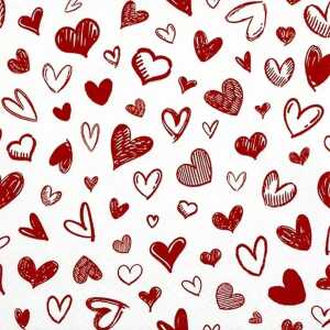 Home Fashion Servietten Hearts allover 33x33cm 20 Stück 3lagig