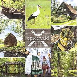 Home Fashion Servietten Spreewald 33x33cm 20 Stück 3lagig
