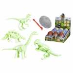 Ausgrabungsset Dinoskelett im Ei 12,5cm 4fach sortiert