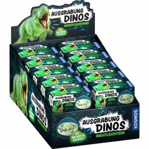 Ausgrabung Dinos nachtleuchtend
