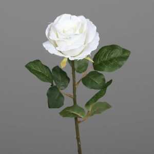 Kunstblume Rose weiß 48cm 4099886026767
