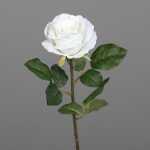 Kunstblume Rose weiß 48cm 4099886026767