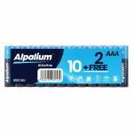 Alkaline Batterien AAA LR03 1.5V 10+2 Stück