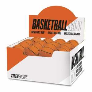 Basketball Gummi orange/schwarz Ø6cm 55g