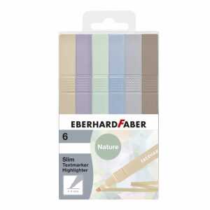 Eberhard Faber Textmarker Slim Nature Kunststoffetui
