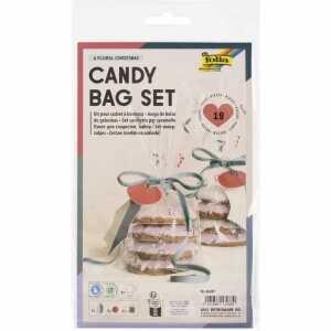 folia Candy Bag Set A Floral Christmas 19 Teile