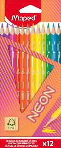 Maped Buntstifte NEON 12 Stück Kartonetui