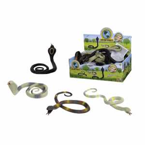 Spielfigur Schlange mehrfarbig 55cm Stretch 4fach sortiert