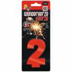COMET Wunderkerze Zahl 2 Kat. F1 rot